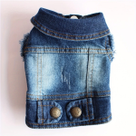 Giubbotto in Denim Jeans per Cane e Gatto