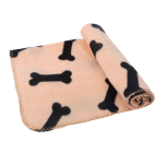 Nobleza Coperta in Pile con Stampa Ossicini per cane e gatto