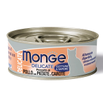 Monge Natural Superpremium Delicate Pollo con Patate e Carote - 80 gr