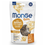 Monge Gift Cat Filled and Crunchy Appetito Difficile Maiale e Formaggio - 60 gr *
